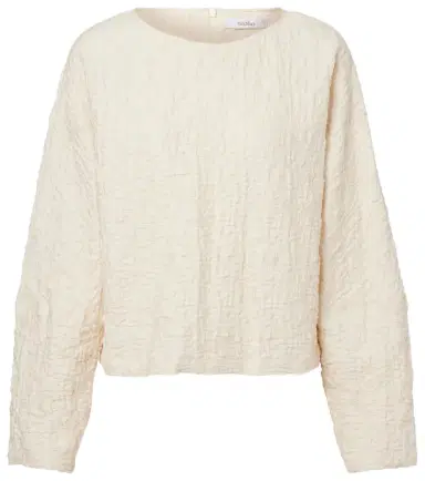 Max Mara Pepaia cotton-blend jersey top | Thumbnail 1 Max Mara Pepaia cotton-blend jersey top | Thumbnail 1