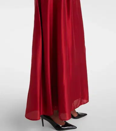 Khaite Syd satin maxi dress | Thumbnail 3