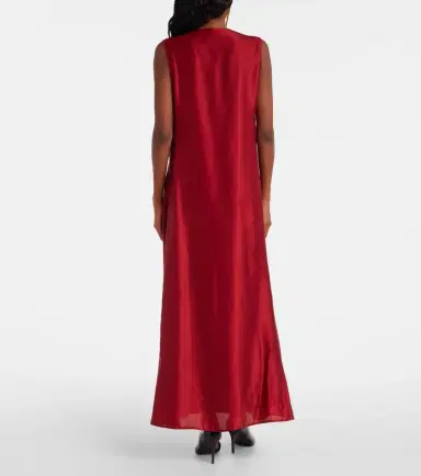 Khaite Syd satin maxi dress | Thumbnail 4