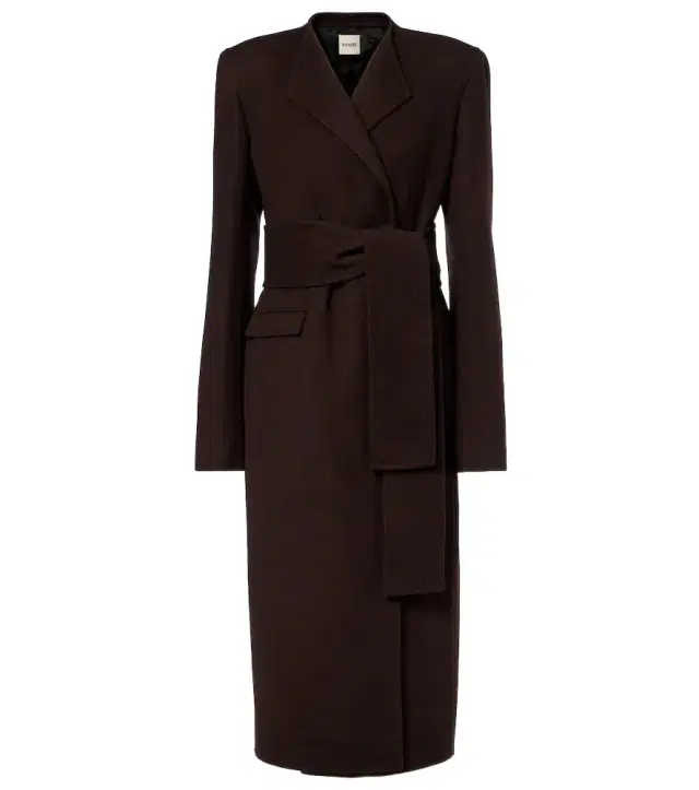 Jelson wool wrap coat