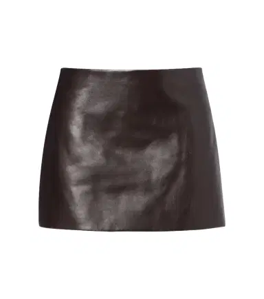 Khaite Jett leather miniskirt | Thumbnail 1