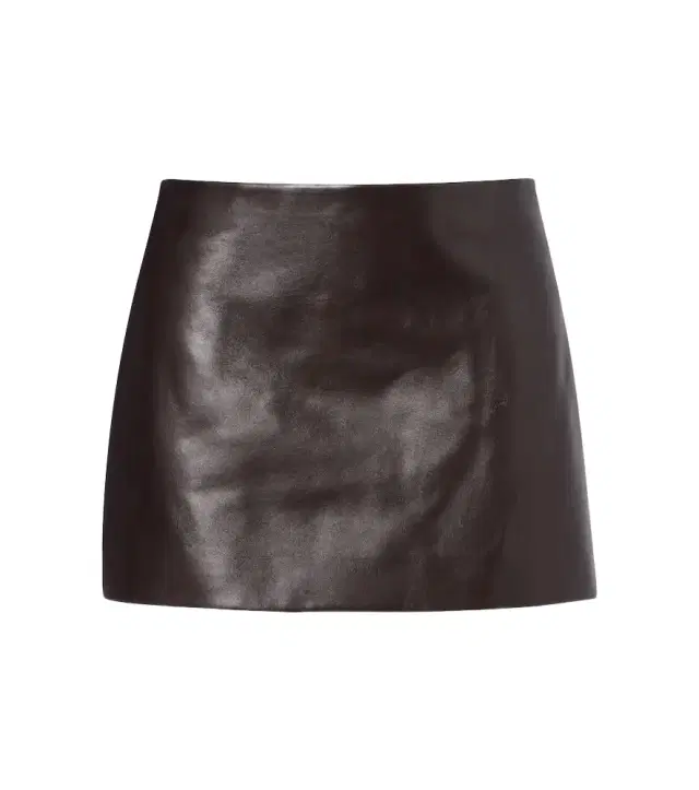 Jett leather miniskirt