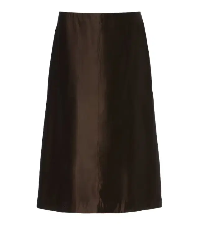 Nania twill midi skirt
