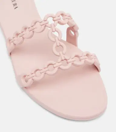 Aquazzura Infinity Chain Jelly slides | Thumbnail 3