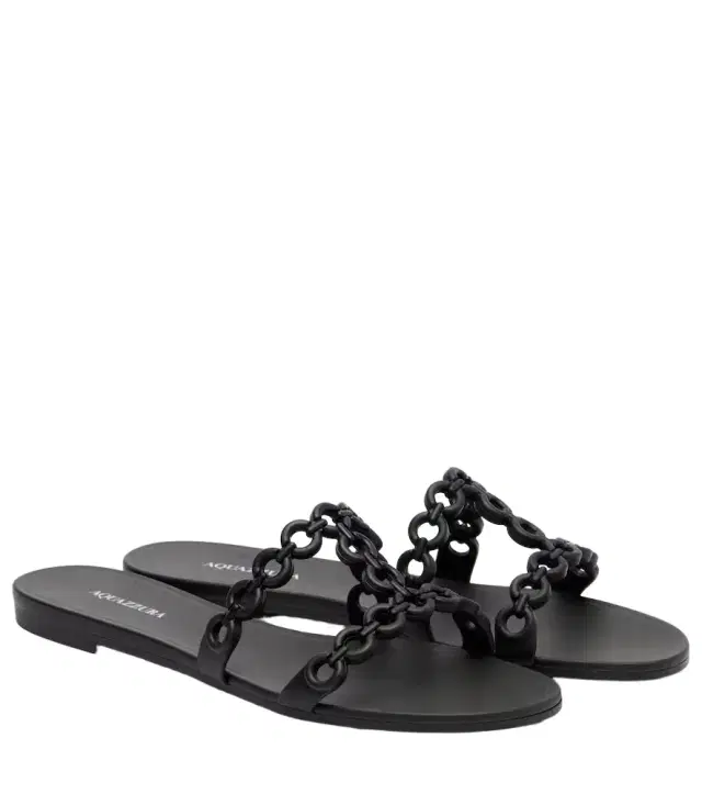 Infinity Chain Jelly sandals
