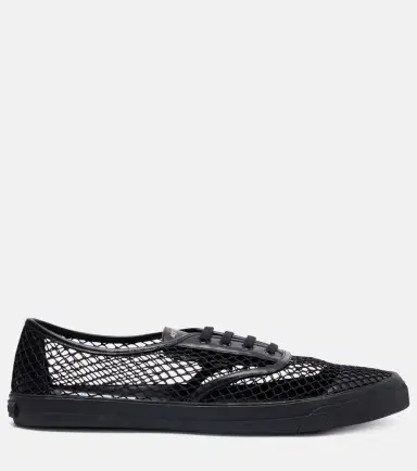 Aquazzura Minimalist Mesh leather-trimmed sneakers | Thumbnail 4 Aquazzura Minimalist Mesh leather-trimmed sneakers | Thumbnail 4