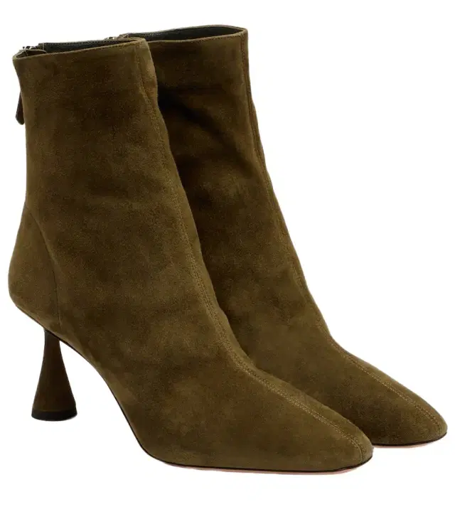 Aquazzura Amore 75 suede ankle boots