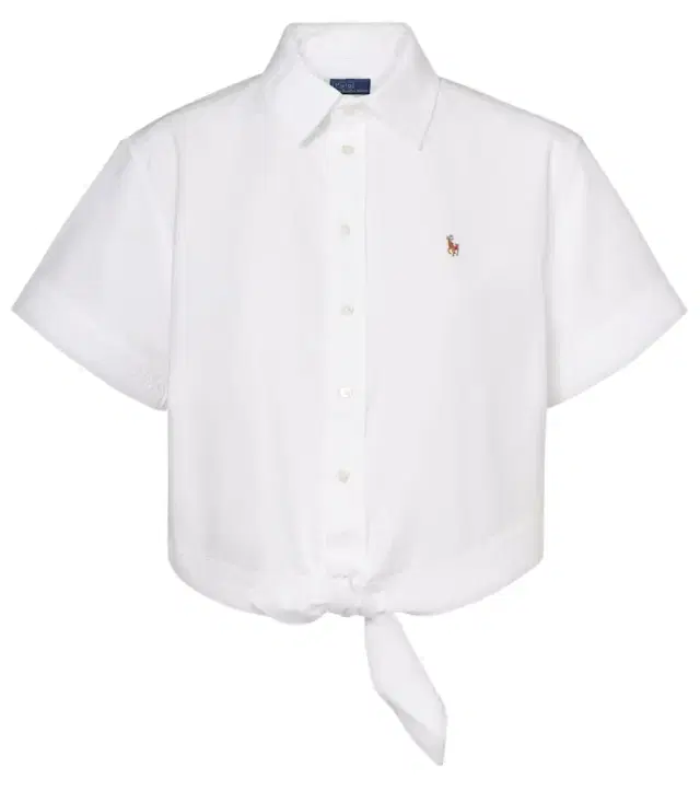 Polo Ralph Lauren Cropped cotton shirt