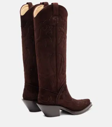 Gabriela Hearst Capitana suede cowboy boots | Thumbnail 3