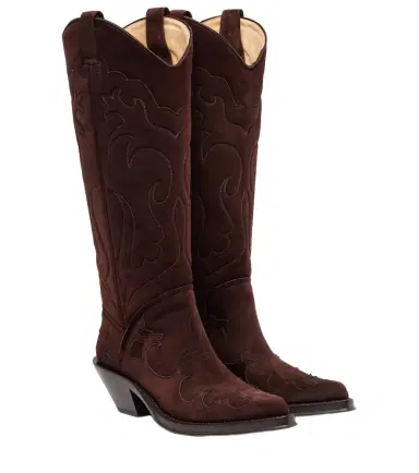 Gabriela Hearst Capitana suede cowboy boots | Thumbnail 1