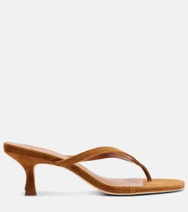 Staud Freja 60 suede thong sandals | Thumbnail 4