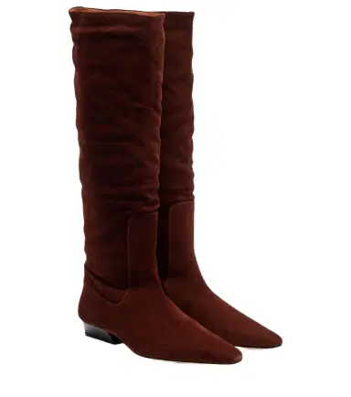 Staud Wally suede knee-high boots | Thumbnail 1 Staud Wally suede knee-high boots | Thumbnail 1