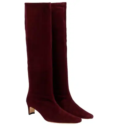 Staud Wally 55 suede knee-high boots | Thumbnail 1 Staud Wally 55 suede knee-high boots | Thumbnail 1