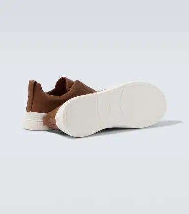 Zegna Triple Stitch leather sneakers | Thumbnail 6