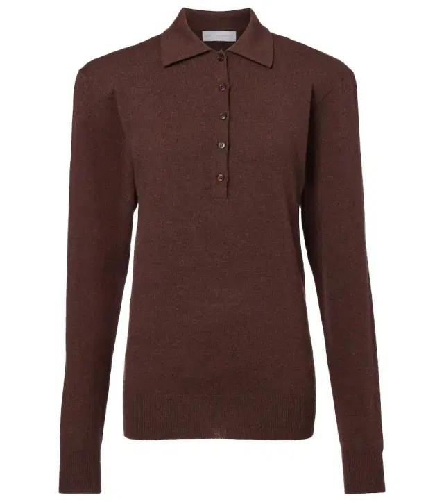 Stella McCartney Cashmere and wool polo sweater