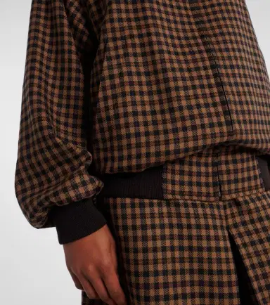 Saint Laurent Wool teddy bomber jacket | Thumbnail 4