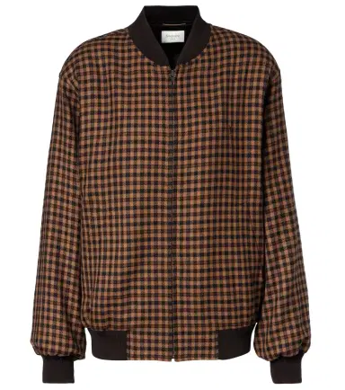 Saint Laurent Wool teddy bomber jacket | Thumbnail 1