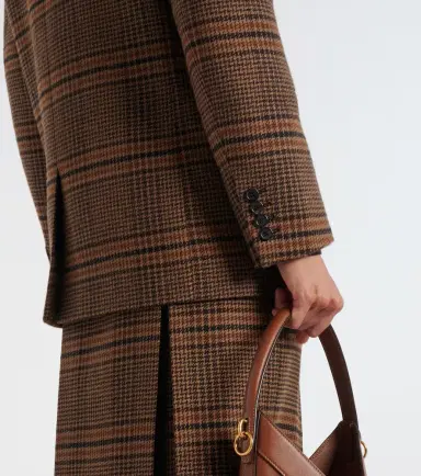 Saint Laurent Checked wool blazer | Thumbnail 6