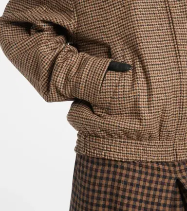 Saint Laurent Houndstooth padded jacket | Thumbnail 5 Saint Laurent Houndstooth padded jacket | Thumbnail 5