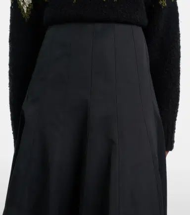 Proenza Schouler Heidi cotton-blend midi skirt | Thumbnail 2
