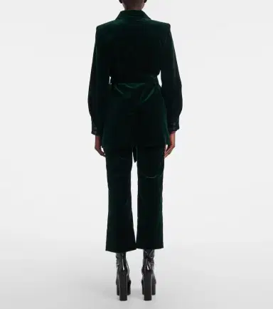 Saint Laurent Saharienne cotton velvet jacket | Thumbnail 3