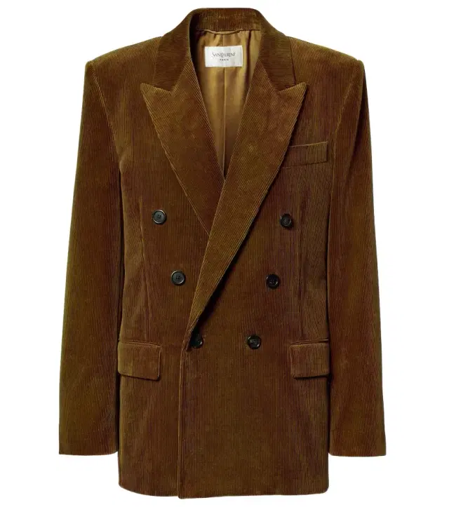 Saint Laurent Cotton corduroy blazer