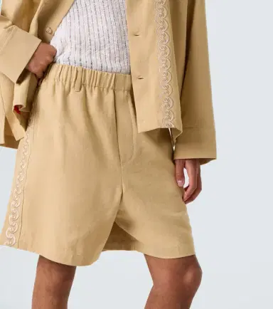 Commas Embroidered shorts | Thumbnail 4