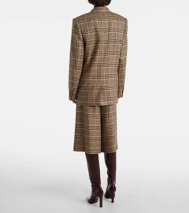 Saint Laurent Double-breasted silk and cashmere blazer | Thumbnail 6