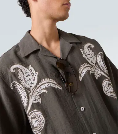 Commas Embroidered shirt | Thumbnail 3 Commas Embroidered shirt | Thumbnail 3