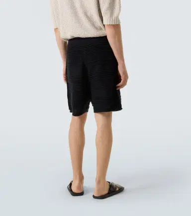 Commas Cotton-blend crochet Bermuda shorts | Thumbnail 2