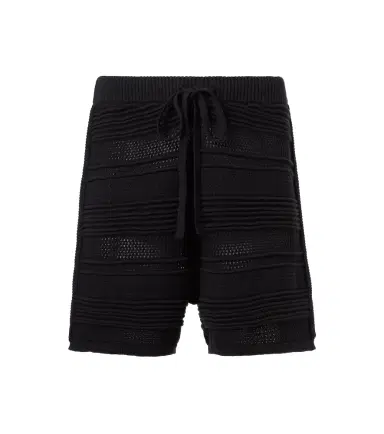 Commas Cotton-blend crochet Bermuda shorts | Thumbnail 1