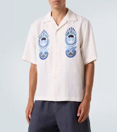 Commas Embroidered shirt | Thumbnail 2 Commas Embroidered shirt | Thumbnail 2