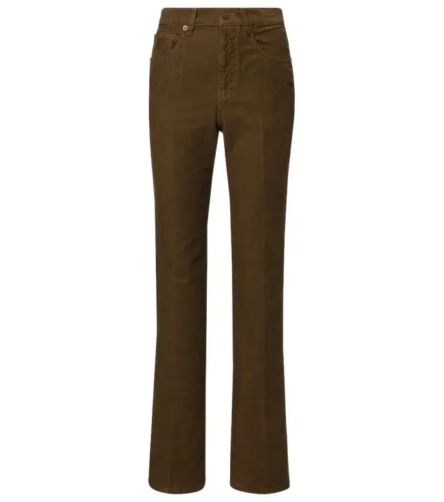 Saint Laurent Clyde cotton corduroy straight pants