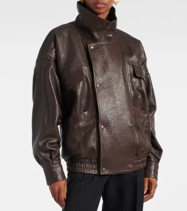Saint Laurent Leather bomber jacket | Thumbnail 2 Saint Laurent Leather bomber jacket | Thumbnail 2