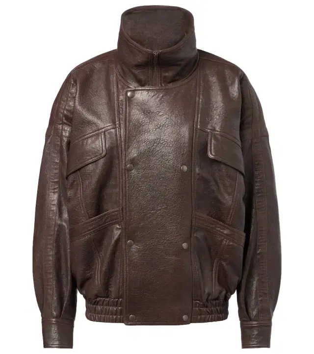 Saint Laurent Leather bomber jacket