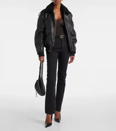 Saint Laurent 90s high-rise flared jeans | Thumbnail 2