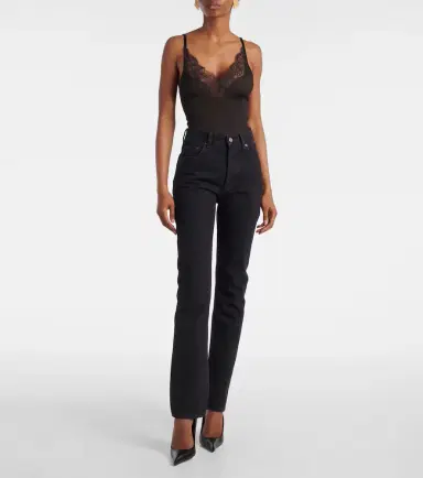 Saint Laurent 90s high-rise flared jeans | Thumbnail 4