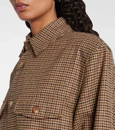Saint Laurent Houndstooth overshirt | Thumbnail 3 Saint Laurent Houndstooth overshirt | Thumbnail 3