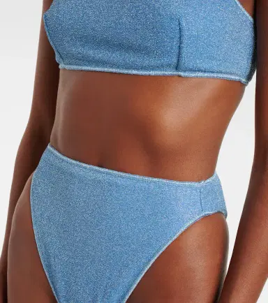 Oséree Oséree Lumière O Chain lamé bikini | Thumbnail 5