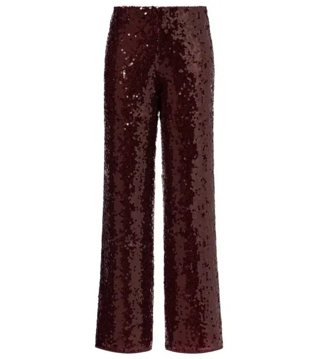 Oséree Oséree Marylin sequined wide-leg pants