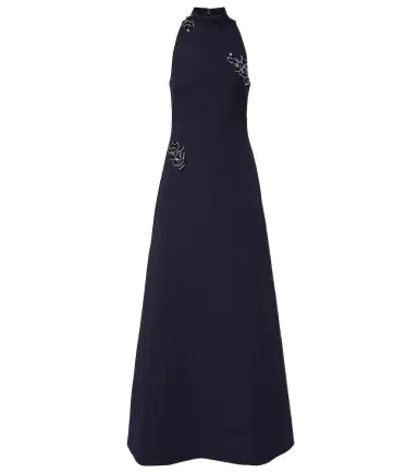Safiyaa Priscilla embellished crêpe gown | Thumbnail 1