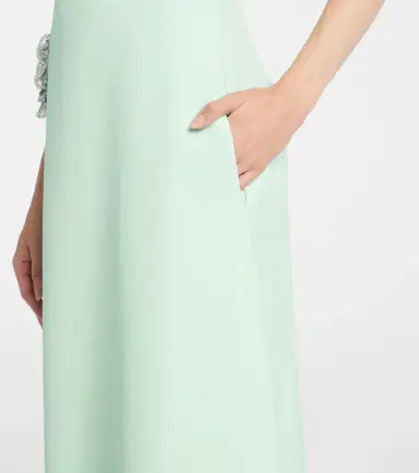 Safiyaa Priscilla embellished crêpe gown | Thumbnail 6