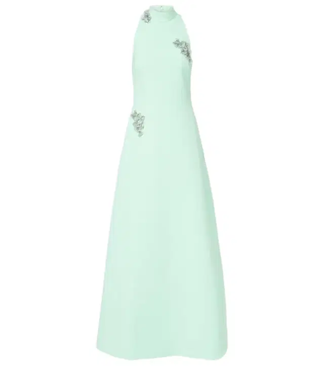 Safiyaa Priscilla embellished crêpe gown