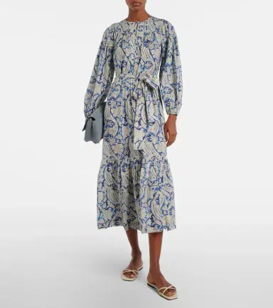 Ulla Johnson Seraphina printed cotton-blend midi dress | Thumbnail 2