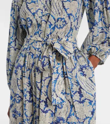 Ulla Johnson Seraphina printed cotton-blend midi dress | Thumbnail 5