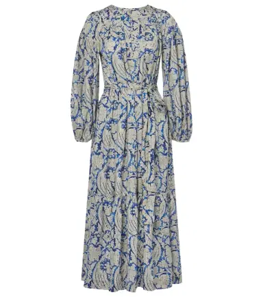 Ulla Johnson Seraphina printed cotton-blend midi dress | Thumbnail 1