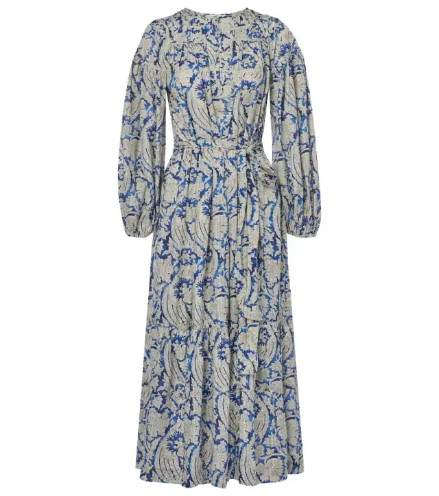 Ulla Johnson Seraphina printed cotton-blend midi dress