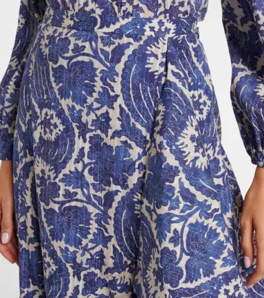 Ulla Johnson Sabina printed cotton-blend maxi skirt | Thumbnail 4 Ulla Johnson Sabina printed cotton-blend maxi skirt | Thumbnail 4