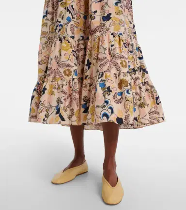 Ulla Johnson Paloma printed cotton poplin midi dress | Thumbnail 6 Ulla Johnson Paloma printed cotton poplin midi dress | Thumbnail 6