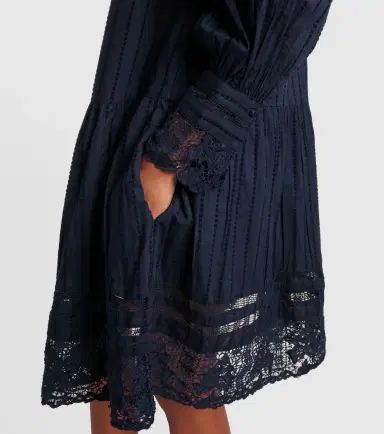 Ulla Johnson Lace and cotton minidress | Thumbnail 2